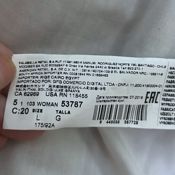 MNG Mango Plaid Blazer Women’s Med Tan Pink Black Double-Breasted Career - Picture 6 of 8